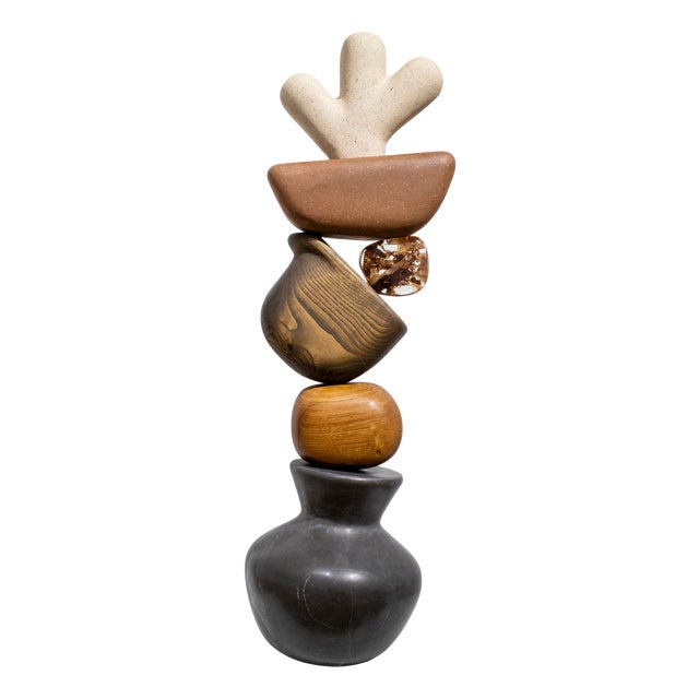Rubén Sánchez, Mini-Brut, 2025, Oak, Chestnut & Marble For Sale