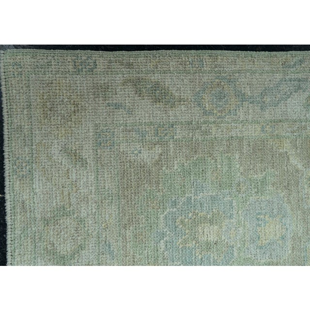 Turkish Oushak Rug 2'2" x 10'1" #19293 For Sale - Image 4 of 8