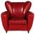Art Deco Italian Club Chair from Guglielmo Ulrich, 1940s For Sale
