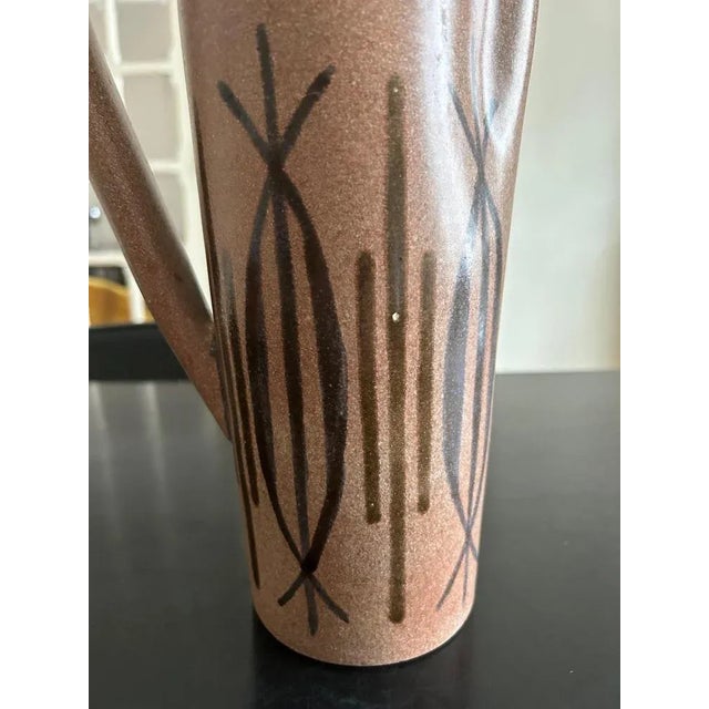 1970s Large Ceramic Pitcher by Jean Pierre Farkas, 1970s For Sale - Image 5 of 10