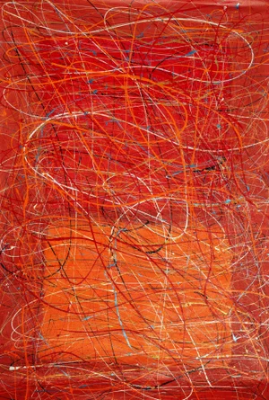 Bill Hewes, #30, Acrylic
