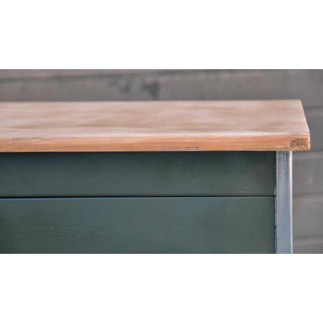 Metal & Wood Desk, 1970s For Sale - Image 9 of 16