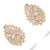 Starlight Bloom Gold Stud Earrings, A Pair For Sale - Image 4 of 9