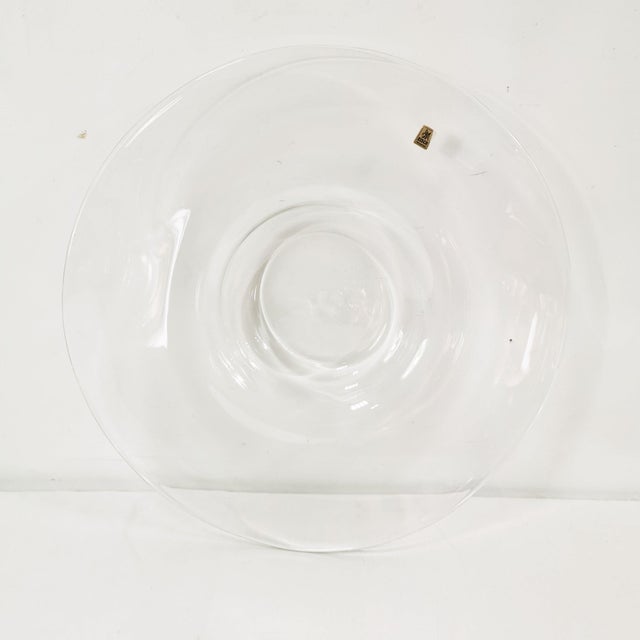 1960s Large Glass Fruit Platter by Erwin Eisch, Germany, 1960s For Sale - Image 5 of 11