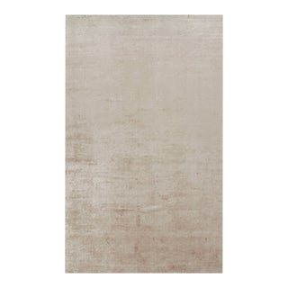 Rug & Kilim’s Oversized Contemporary Textural Solid Rug in Beige Tones - 11x18 For Sale