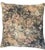 Traditional Distressed Floral Bohemian Tapestry Throw Pillow For Sale - Image 3 of 5