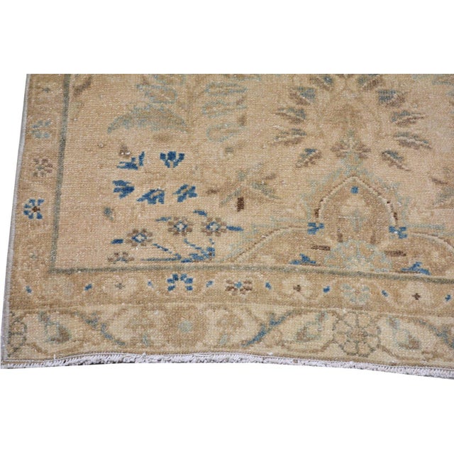 Turkish Vintage Turkish Hand Knotted Wool Rug, 3'x13' For Sale - Image 3 of 5
