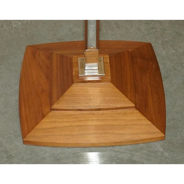 Height-Adjustable Floor Lamp with Chrome Fittings by David Linley For Sale - Image 9 of 13