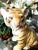 1990s Vintage Plaster Tiger Decorative Statue For Sale - Image 5 of 8