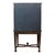 2-Piece Chinoiserie HND Painted & Carved Floral Cabinet C1910 For Sale - Image 18 of 18