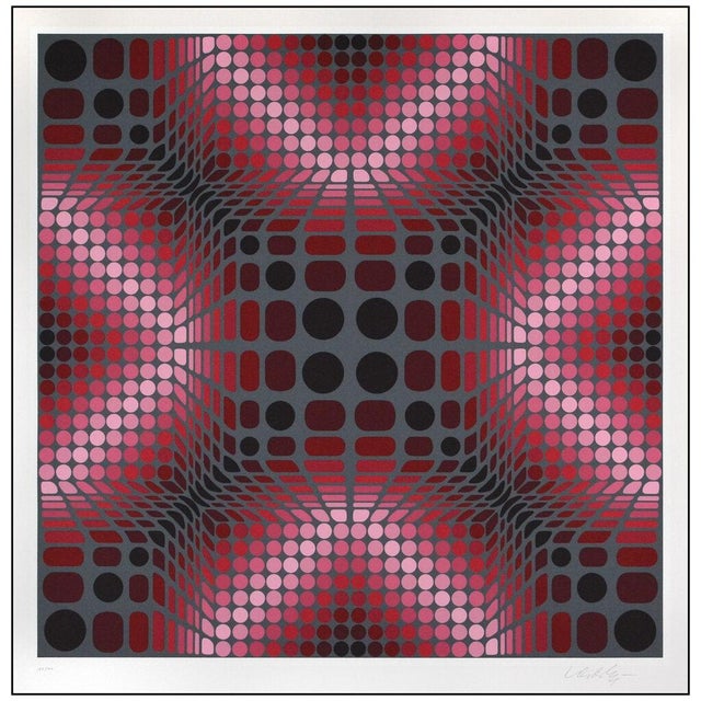 Op Art Mid 20th Century Boulonss, Victor Vasarely For Sale - Image 3 of 7