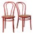 Vienna Straw Chairs in the style of Thonet, 1970s, Set of 2 For Sale
