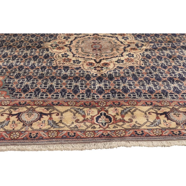 Vintage Persian Bijar Rug, 06'04 X 06'06 For Sale - Image 4 of 10