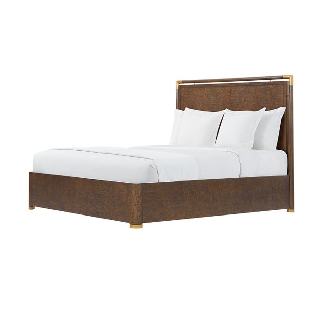 Mid-Century Modern Mid Century Style Bed - Cal King For Sale - Image 3 of 7