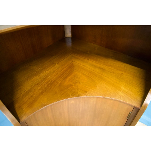 Wood Mid-Century Modern Teak Corner Cabinet from Greaves & Thomas, 1960s For Sale - Image 7 of 9