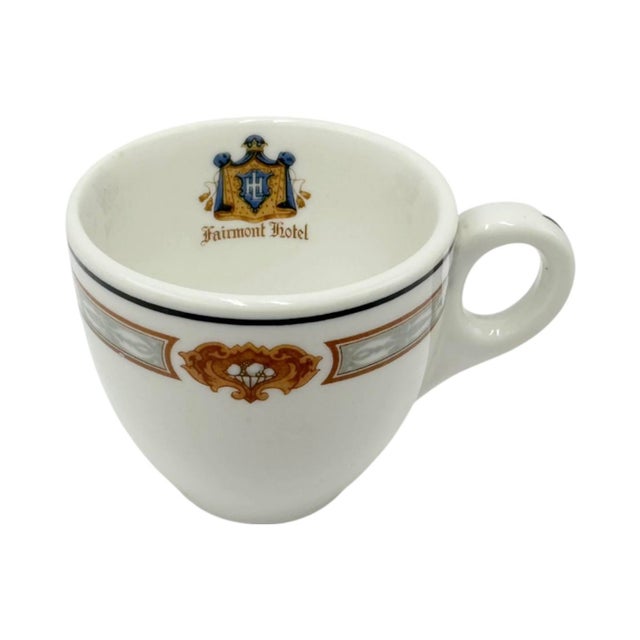 Vintage Fairmont Hotel San Francisco Cup & Saucer For Sale In Washington DC - Image 6 of 11