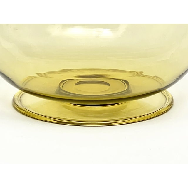 Vintage Murano Glass Bowl by Vittorio Zecchin for Cappellin and Venini, 1920s For Sale - Image 9 of 11