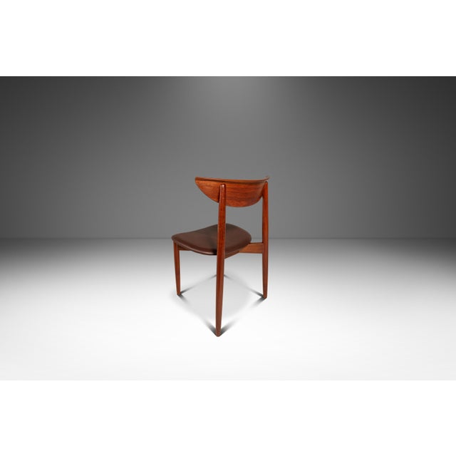 Mid-Century Modern Danish Modern Teak Dining Set W/ Extension Table & Six (6) Matching Chairs Attributed to Harry Østergaard for Randers, Denmark, C. 1960s For Sale - Image 3 of 16