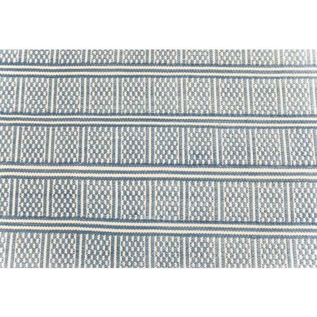 Textile Modern Oversized Indian Dhurrie Flat Woven Cotton Rug Rug by Doris Leslie Blau For Sale - Image 7 of 8