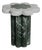Marbelle Side Table in Green Marble and Brass by Esther Knopfler For Sale