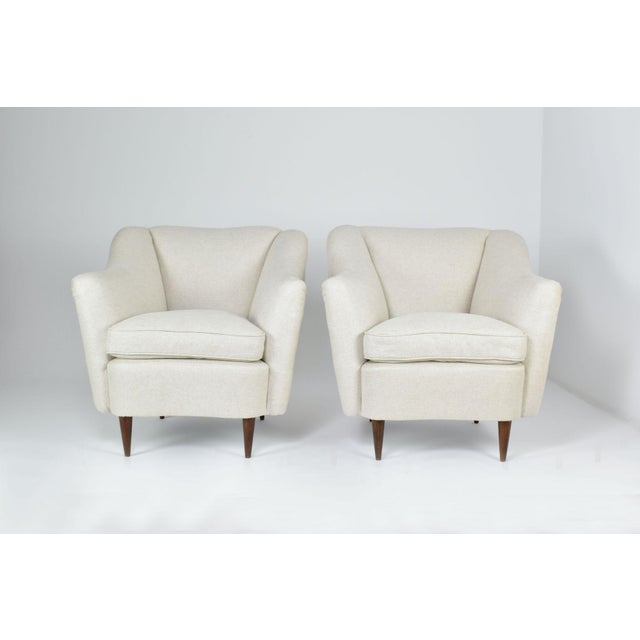 Mid 20th Century Italian Lounge Chairs, Isa Bergamo, Circa 1955–60 For Sale - Image 5 of 13