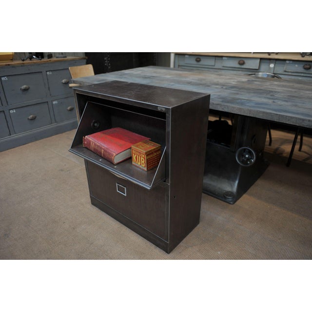 Industrial Base Unit with 2 Drawers, 1950s For Sale - Image 3 of 11