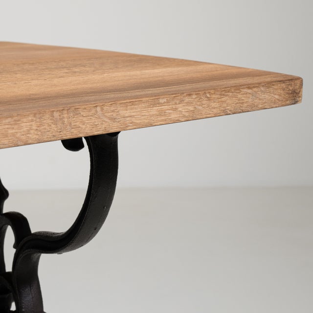 Mid 20th Century Cast Iron Bistro Table, Antique, France, 20th Century For Sale - Image 5 of 18