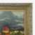 Realism Vintage Folk Art German Village Mountainous Landscape, Signed (Oil on Board) For Sale - Image 3 of 7