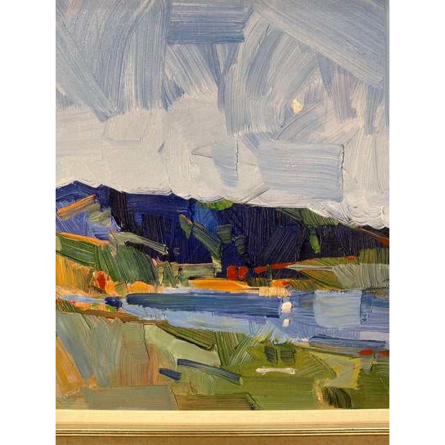 Soicher Marin - Lakeside Landscape Giclee Framed. For Sale In Atlanta - Image 6 of 6
