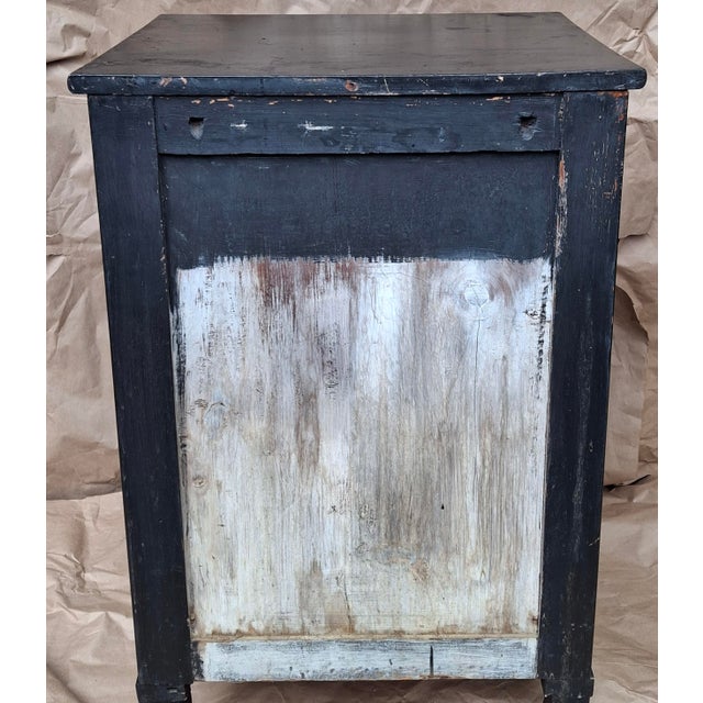19th Century Neo Classical Style Painted Mahogany Side Cabinet For Sale - Image 12 of 12