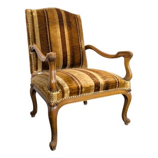 Regency Style Queen Armchair For Sale