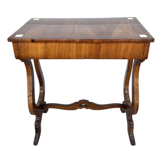 19th Century Walnut Side Table / Ladies Desk For Sale