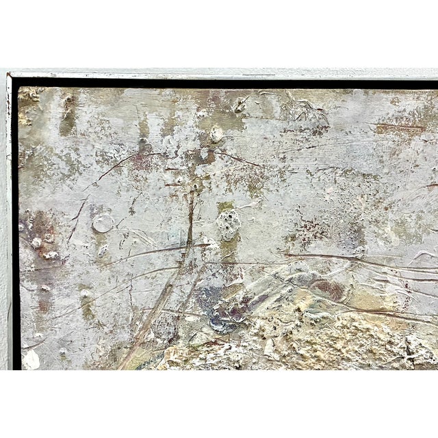 Mid-Century Modern Mid-Century Modern “Tidepool-Esque” Abstract Painting For Sale - Image 3 of 9