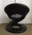 1990s Sculptural Spiral Leather Ribbon Lounge Chair After Louis Durot For Sale - Image 5 of 7