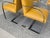 Chrome & Yellow Leather Chairs in the Style of Ludwig Mies Van Der Rohe & Lilly Reich - A Set of 6 For Sale - Image 12 of 15