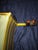 Vintage Postmodern Striped Tôle Planter Cachepot With Brass Bun Feet Fd For Sale - Image 9 of 10