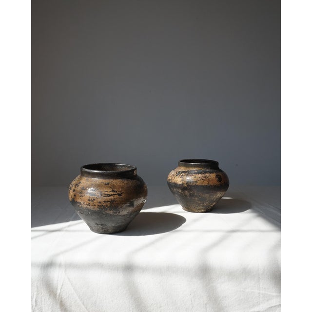 Vases in Clay, Set of 2 For Sale - Image 12 of 16
