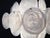 Vintage Italian Murano Chandelier with 36 White Disks, 1990s For Sale - Image 13 of 17
