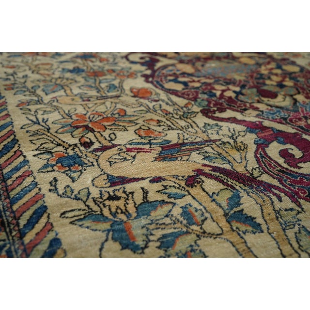Antique Tehran Rug 4'4'' X 6'4'' For Sale - Image 4 of 6