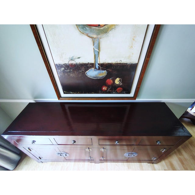 Chinese Henredon Ming Buffet Sideboard Credenza From the Acquisitions Collection. For Sale - Image 3 of 17