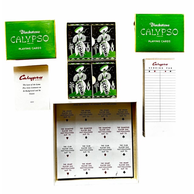 Arrco 1955 Blackstone Calypso Card Game For Sale - Image 4 of 7