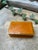 1930s Art Deco Butterscotch Bakelite Hinged Box With Marbled Lid For Sale - Image 4 of 7