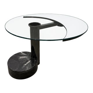 “Moon” Extendable Dining Table by Mario Mazzer for Zanette For Sale