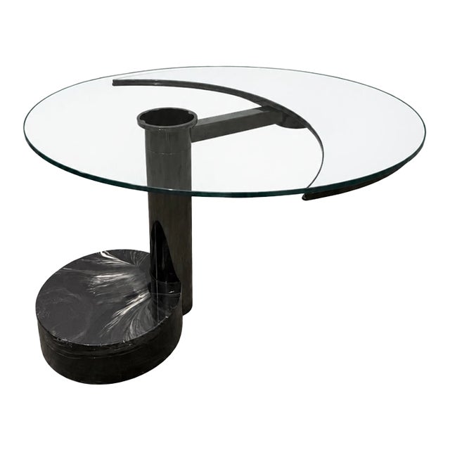 “Moon” Extendable Dining Table by Mario Mazzer for Zanette For Sale