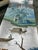 Boho Chic Hand Painted Vintage Tropical Riverside Scene Panoramic Mural Panels For Sale - Image 3 of 3