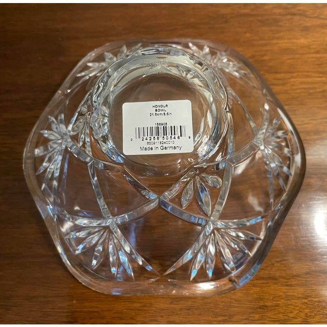 Modern Early 21st Century Modern Crystal Decorative Bowl From Marquis by Waterford For Sale - Image 3 of 8