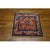 Antique Hand Knotted Floral Medallion Wool Square Yellow 1900s Rug, Circa Date: 1900s. This exceptional example of antique...