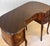 Brown Vintage French Mahogany Carved Kidney Writing Vanity Desk For Sale - Image 8 of 12