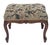 Antique French Walnut Ottoman Footstool W/ Floral Carving & Cabriole Legs 1910s For Sale - Image 14 of 16