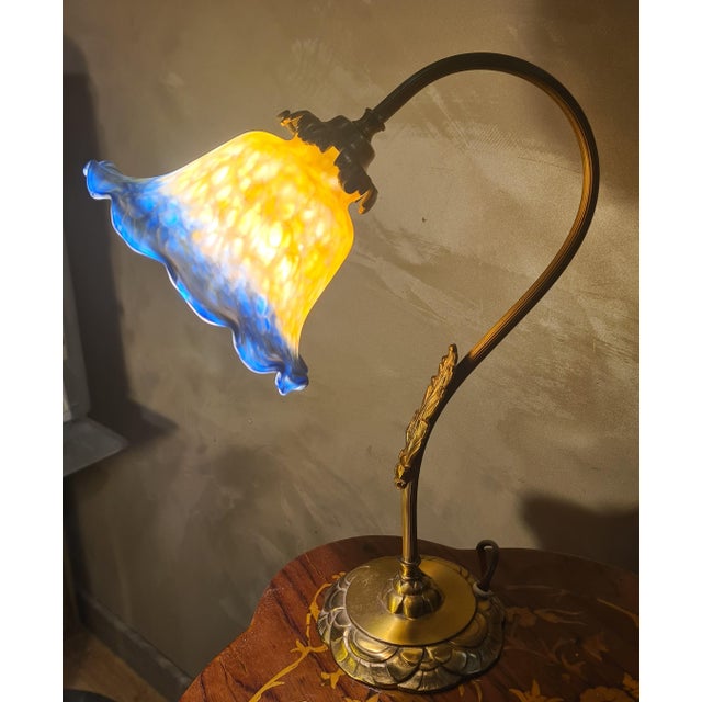 Brass Bedside Lamps, 1975, Set of 2 For Sale - Image 4 of 7